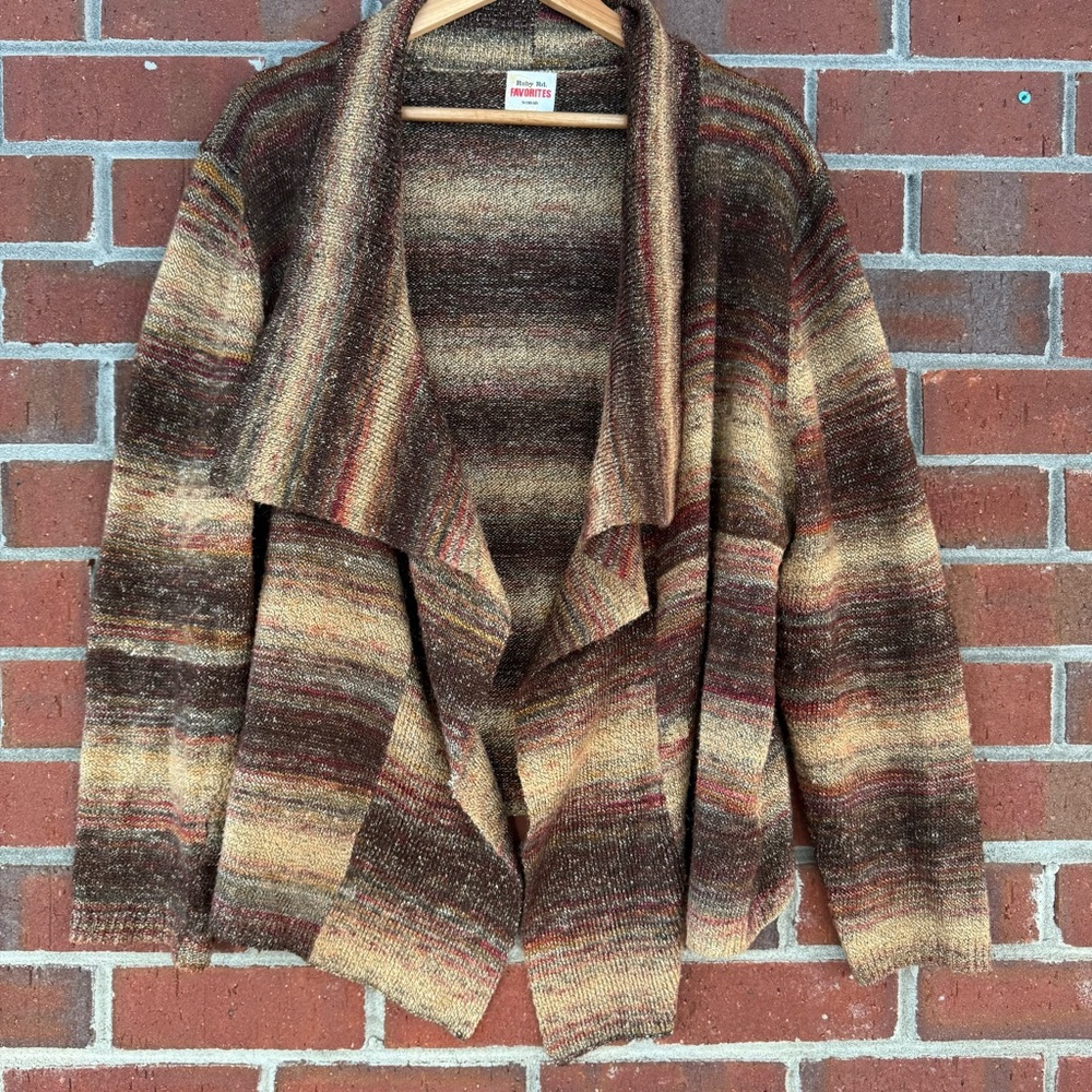 Ruby Rd. Multicolor Striped Sweater